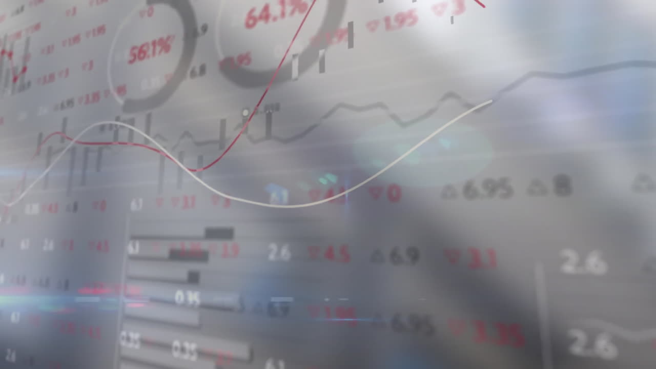 Animation of financial data processing
