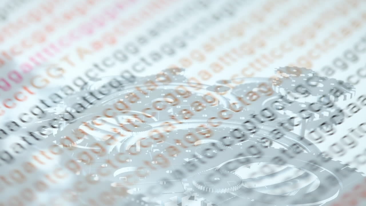 ⁇ 색 배경에 있는  ⁇ 어리 위에 있는 글자들의 애니메이션