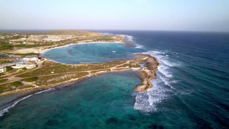 Langsamer-Luftstoß-Zum-Baby-Beach-Auf-Aruba