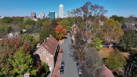 old salem in autumn