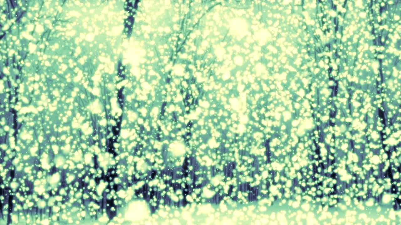 la nieve mágica pastel - 4k 60fps poético misterioso video de invierno bucle de fondo