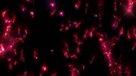 chispas de fuego partículas de color animación gráficos de movimiento