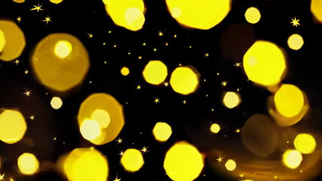 golden glitter bokeh