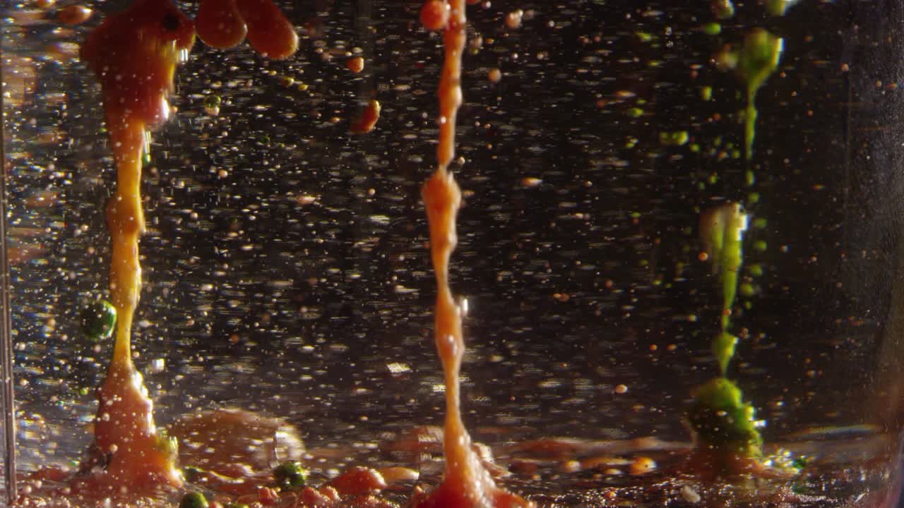 Oozing gross brown liquid bubbling background texture