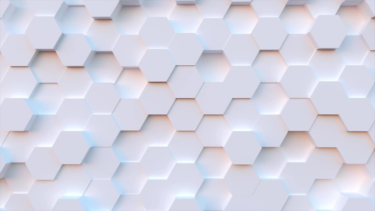 tecnología de movimiento de fondo de patrón hexagonal