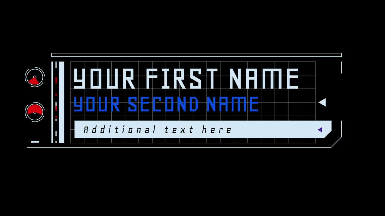 Cyberpunk Lower Thirds