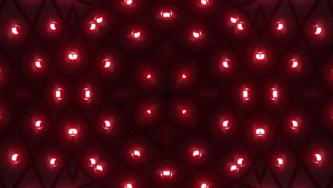 red kaleidoscope lights pattern