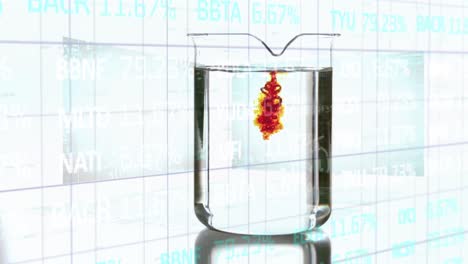 animation of data processing over beaker