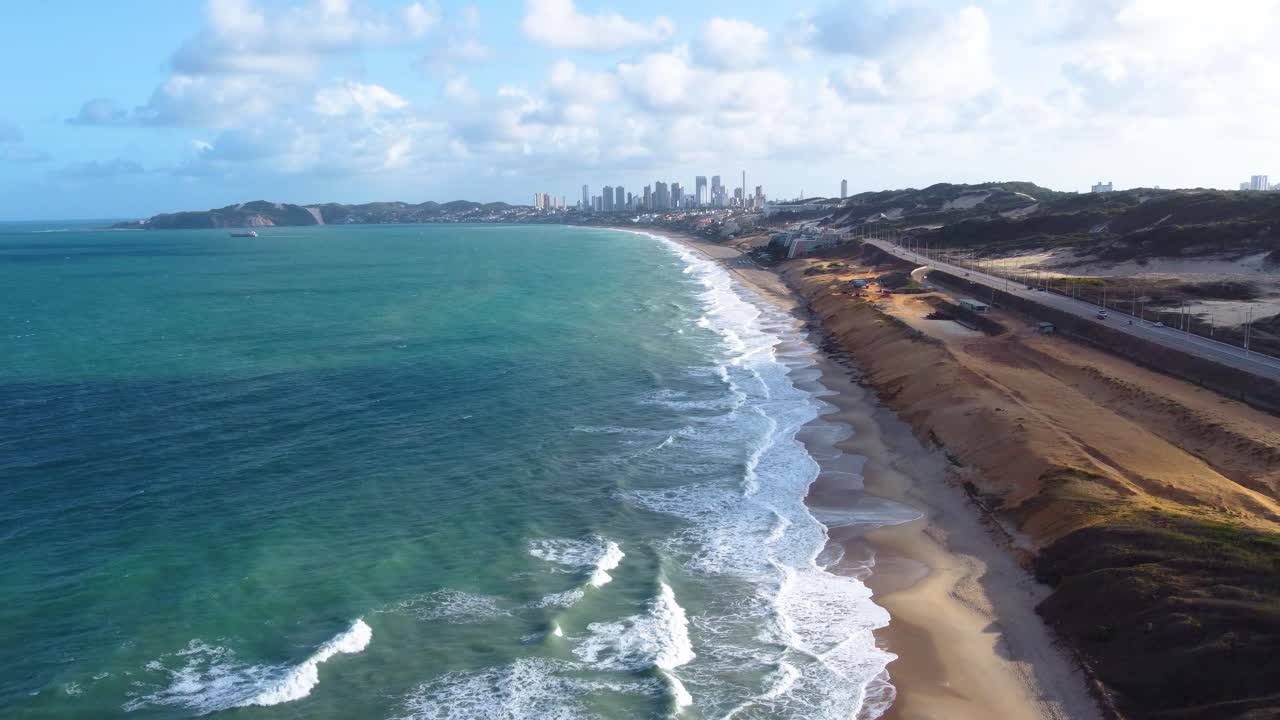 Luftfoto af Via Costeira, Natal, Rio Grande do Norte, Brasilien