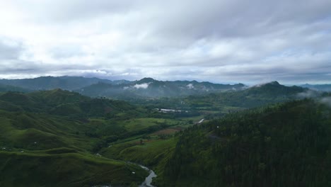 A-cinematic-bird's-eye-view-of-a-small