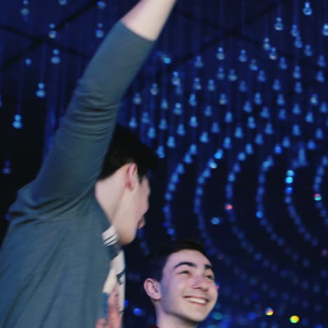 young people dancing in a disco club 9