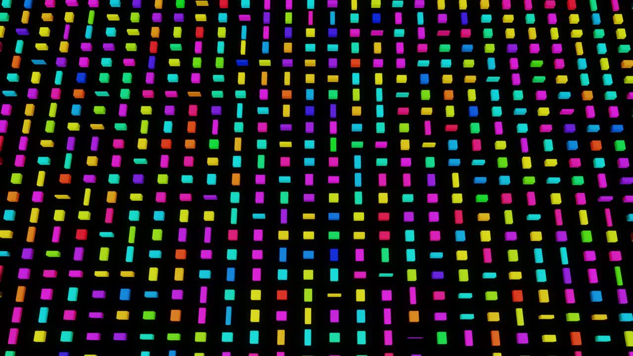 fondo geométrico simple con placas de colores, bucle de animación suave en el plano en 4k. fondo creativo de colores. bucle vj.