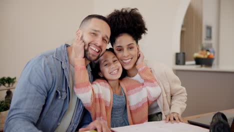 Portrait,-family-and-smile-at-home