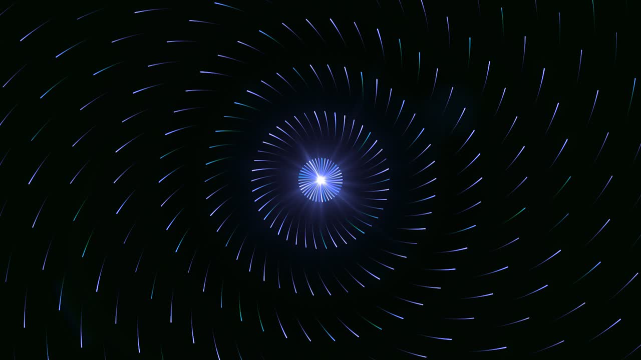 Abstract Spiral Light Pattern