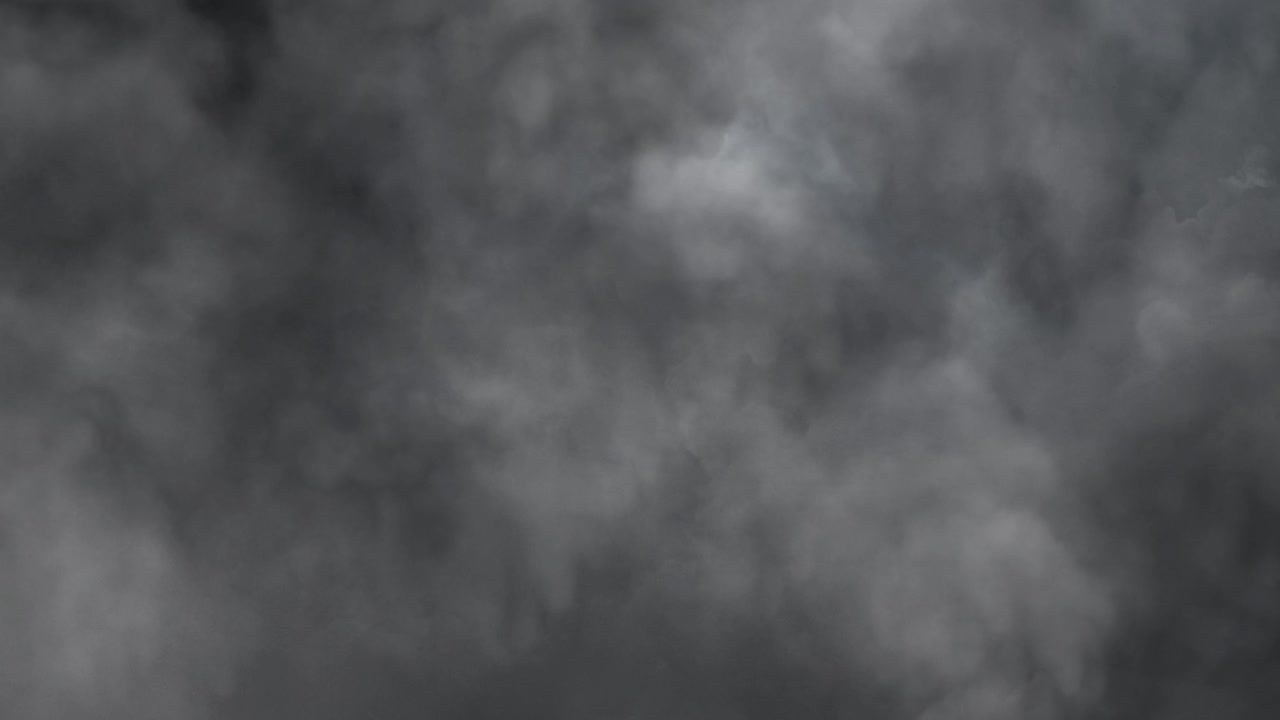 극심한 기상 현상이 동반되는 어두운 구름