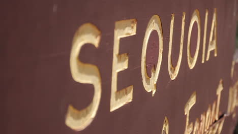 sequoia sign