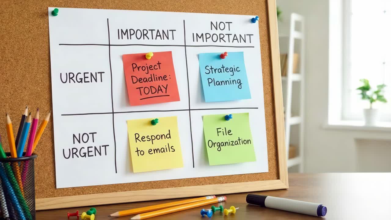 Eisenhower Matrix for Task Prioritization