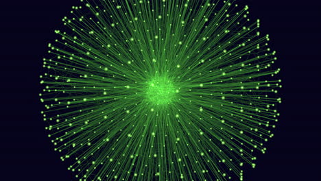 círculos brillantes un patrón hipnotizante de puntos brillantes y brillantes que forman una impresionante exhibición circular
