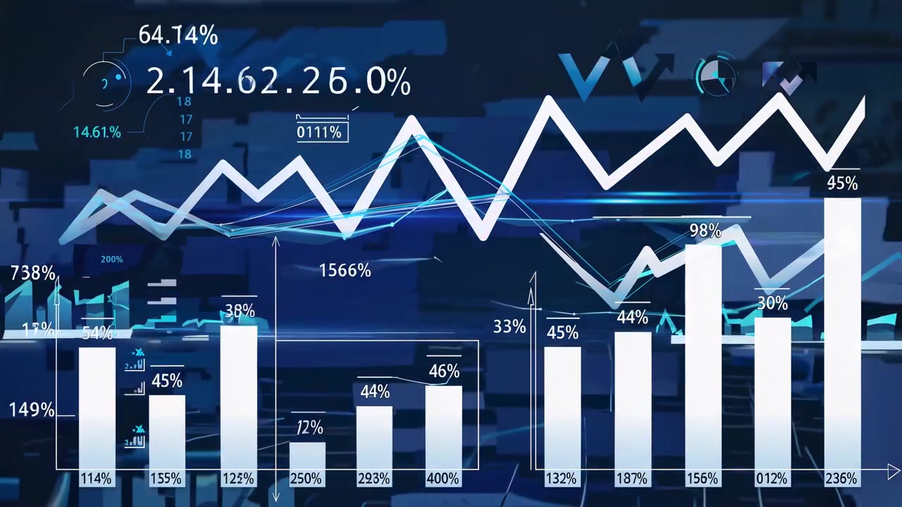 Dynamic Digital Data Visualization with Graphs and Charts