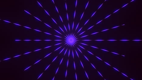 spiral neon purple lines on black gradient