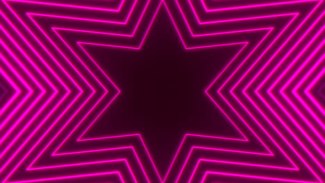Zigzag-neon-star-pink-and-purple-lines-form-captivating-light-pattern