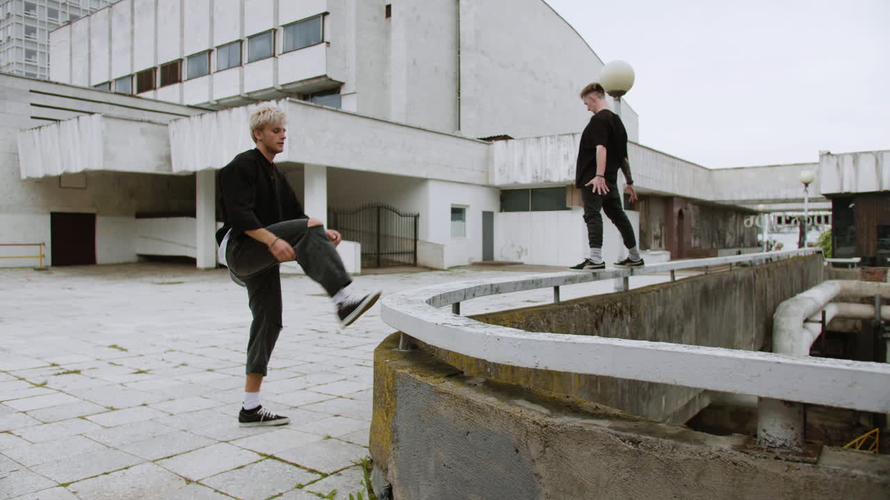 파쿠르를 하기 전에