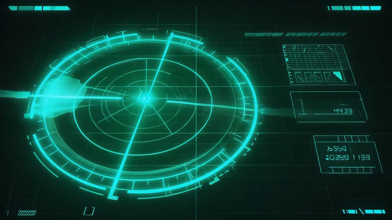 Radar screen display