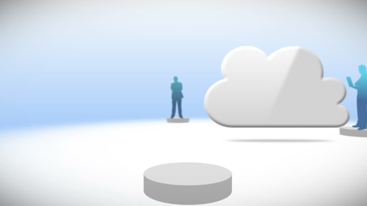 vídeo de siluetas de negocios