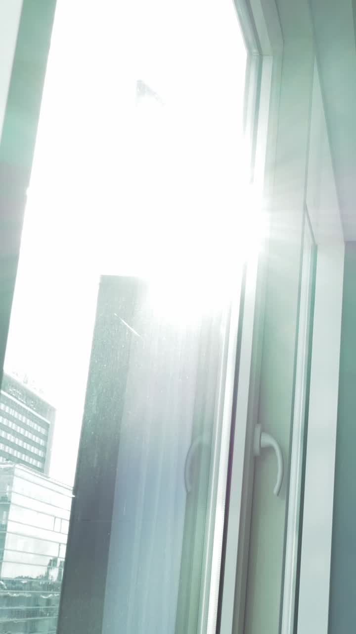 View through a window