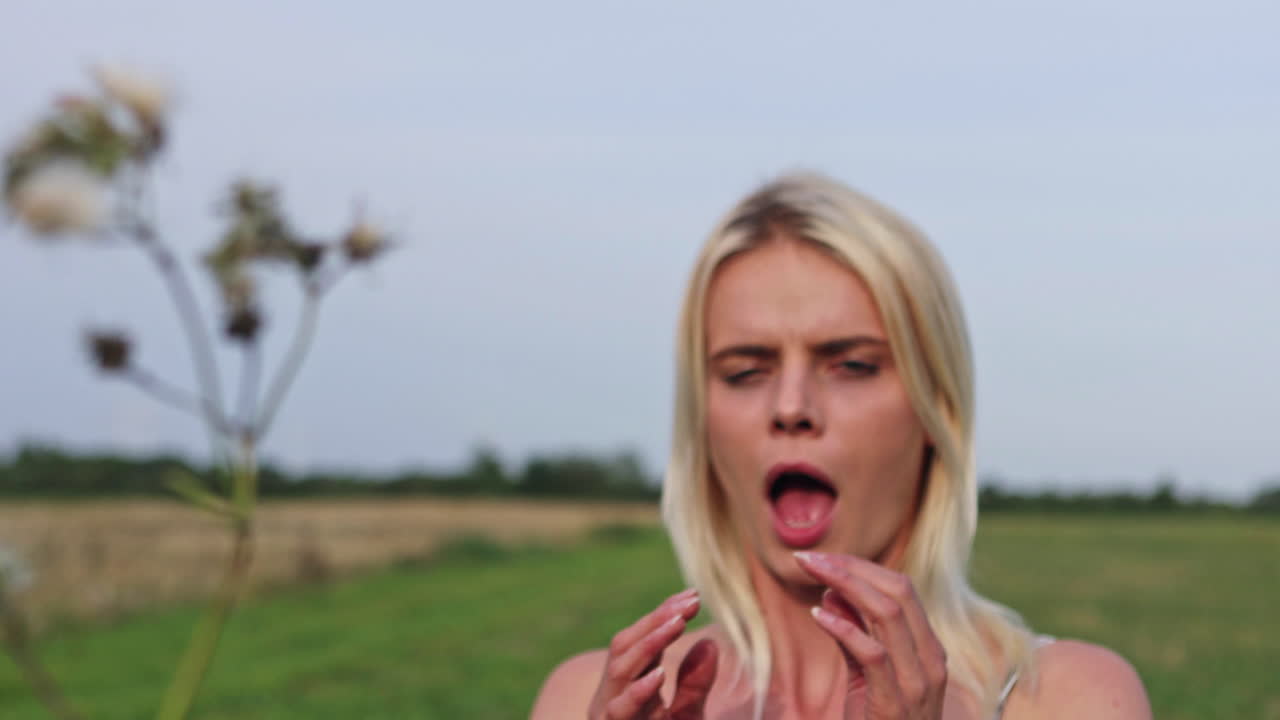 풀과 허브의 꽃가루에 대한 알레르기