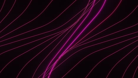 purple neon lines in random on black gradient