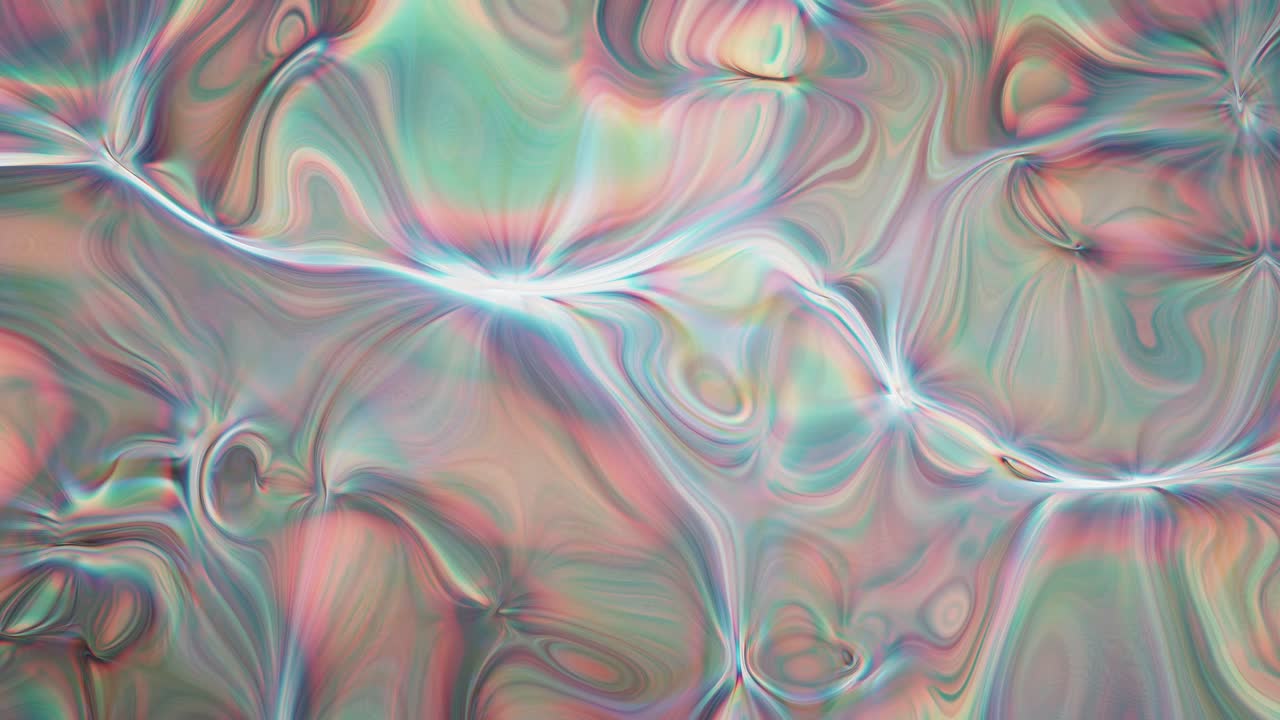 금속 액체의 회전 운동. - 애니메이션, 그래픽