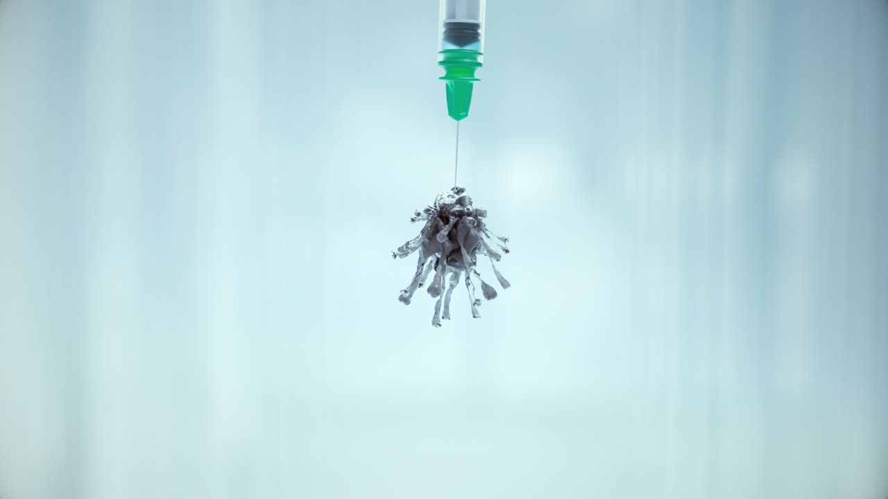 Photoreal visualization of vaccination