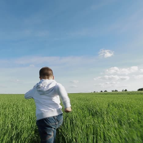active kids on summer nature
