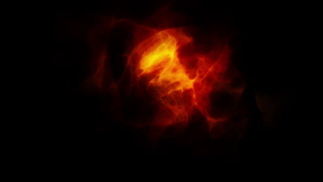 humo rojo animado
