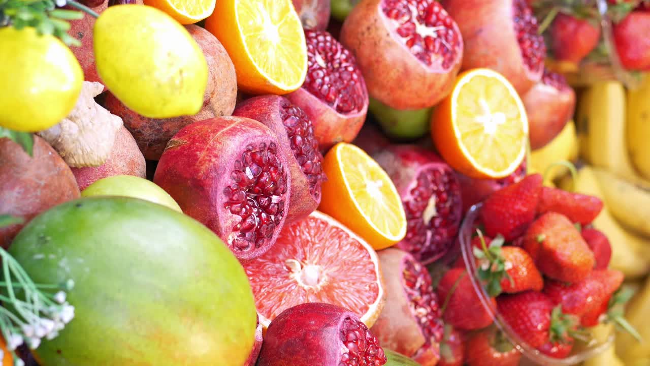 신선한 과일의 종류