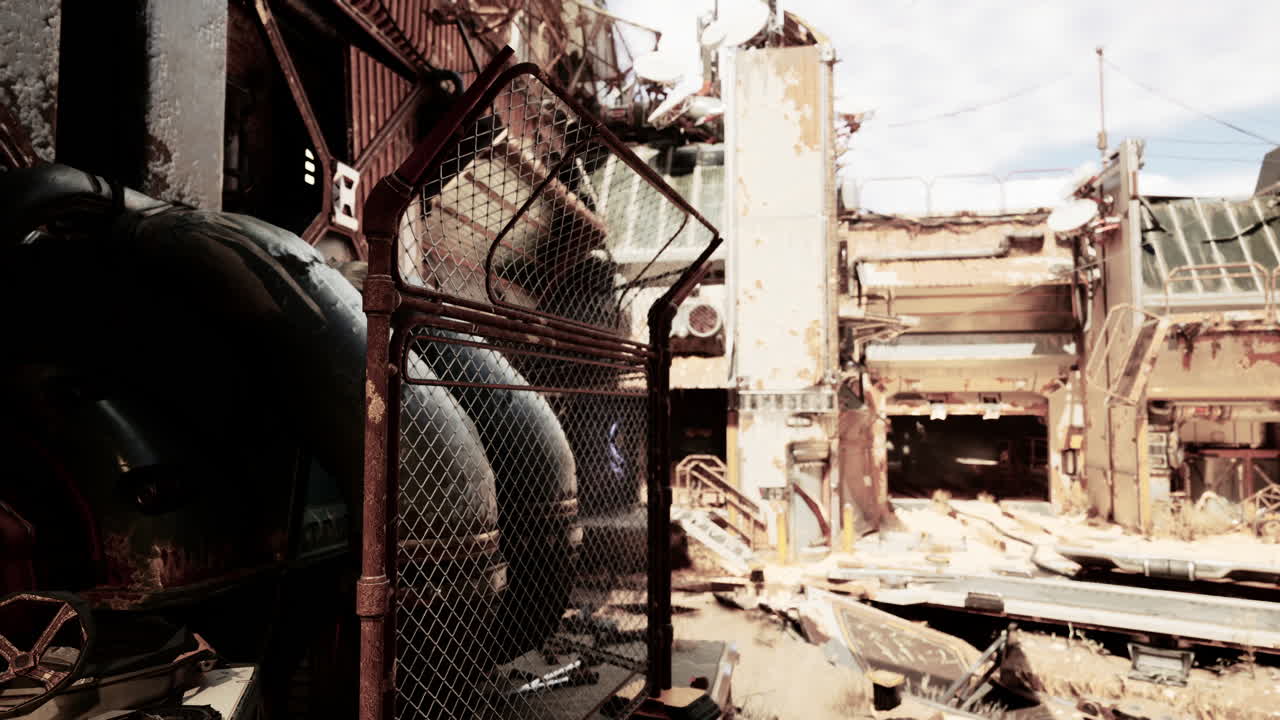 포스트 아포칼립스 유적: 버려진 산업 단지