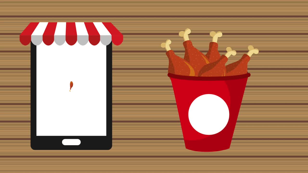 온라인으로 음식을 주문하세요.