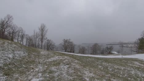 Timelapse-De-Movimiento-De-Nieve-De-Invierno-canadiense