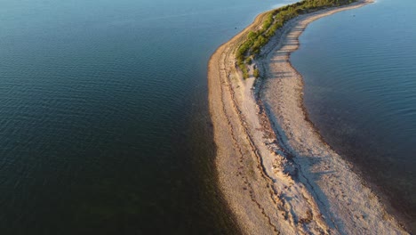 Hiiumaa-Island-Landmark:-Bird's-Eye-View-of-Stunning-Beach-Isthmus