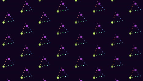 Seamless-neon-triangles-pattern-with-dots-on-black-gradient