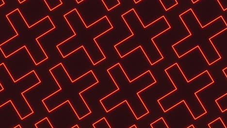 patrón de zigzag de neón rojo vibrante diseño moderno y dinámico para sitios web y presentaciones