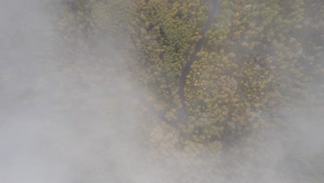 Descending-flight-through-clouds-over-Alpine-Loop-in-American-Fork-Canyon