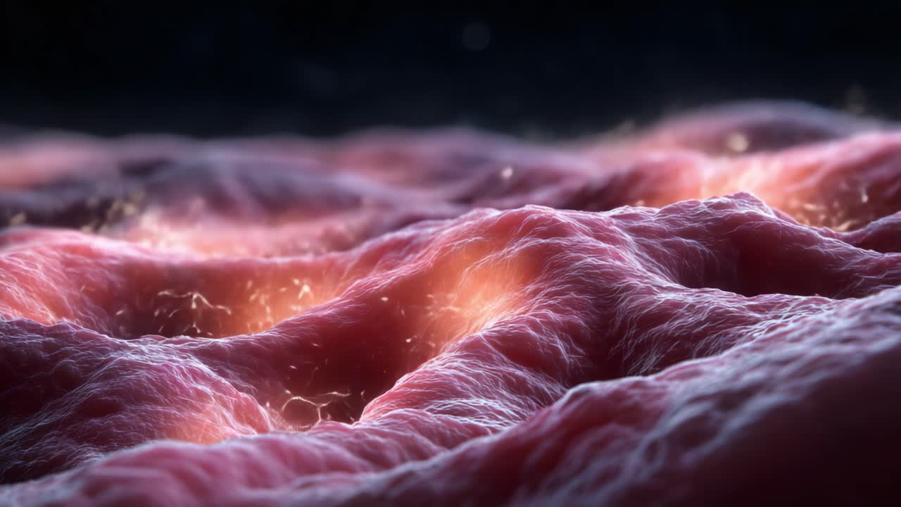 Karmaşık Bir Metafizik Arazi Görselleştirmesi: Nabız Gibi Atan Enerji Akışı ve Organik Dokularla Gerçeküstü Bir Bağlantı ve Derinlik Atmosferi Yaratmak.