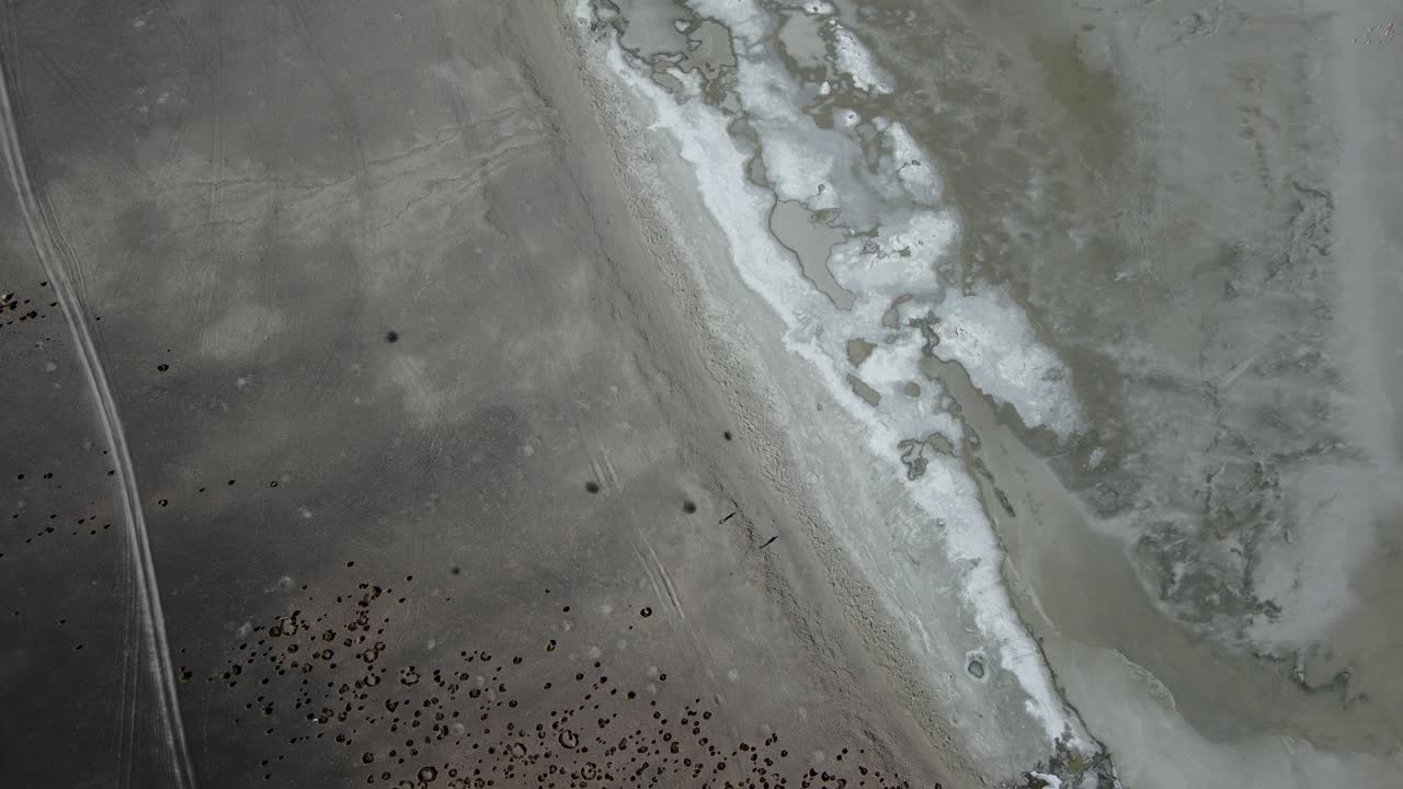 Laguna Collpa Kollpa Kkota Bolivia aerial drone Sud Lipez nature landscape