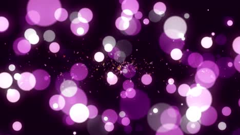 animación de fondo abstracta con puntos