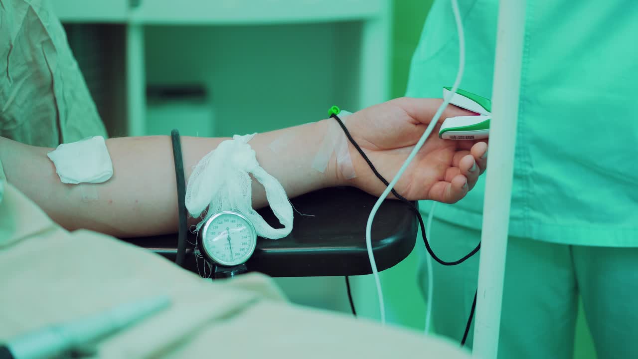 Workflow during the operation. Surgical intervention.