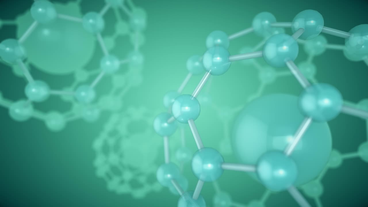 분자 구조 무결 루프 배경