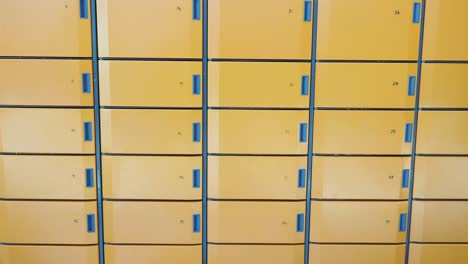 orange public lockers