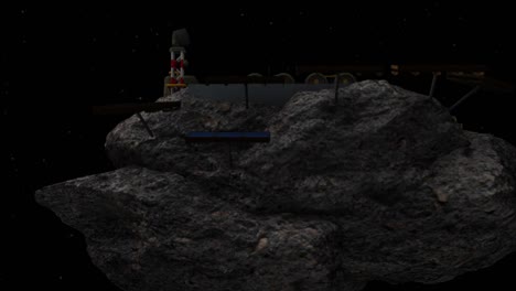 minería de asteroides en zoom